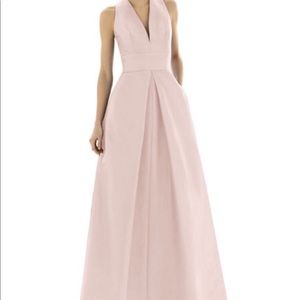 Alfred Sung Bridesmaids Dress Pearl Pink